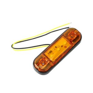 Lumină de poziție LED portocalie 12V-24V pentru mașini, camioane și remorci - Lumini auto