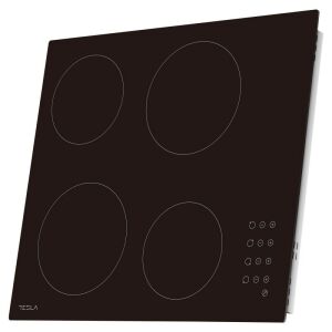 Tesla HV6402MB beépíthető kerámia főzőlap, ferde nézet - Tesla