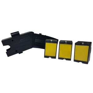 Pistol taser cu electrosoc, 3 rezerve, toc cadou 130670349 - Accesoriu pentru securitate