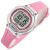 Casio LW-203-4A rózsaszín digitális karóra ferde nézet