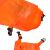 Orangefarbene Schwimmboje mit 20 l Trockenfach und Pfeife 130671528