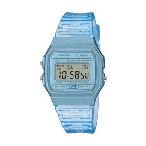 Casio F-91WS-2 kék áttetsző digitális karóra - Casio
