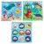 Montessori sensory cloths with sea, dinosaur, and weather patterns