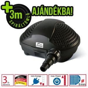 Pontec PondoMax Eco 17000 + 3m sp. tömlő szűrőtápláló és patak szivattyú 130680485 - Pontec