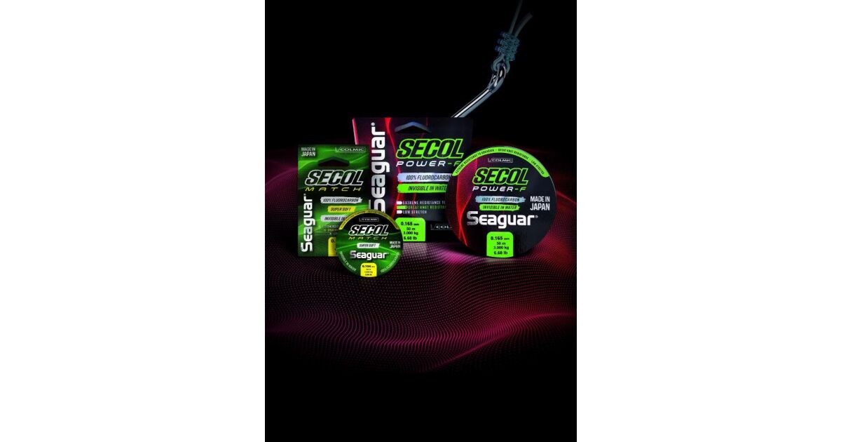 Filo Seaguar Secol Colmic 0,62mm 28Kg – Fluorocarbon Puro Per Bolentino, Drifting E Traina – 30m