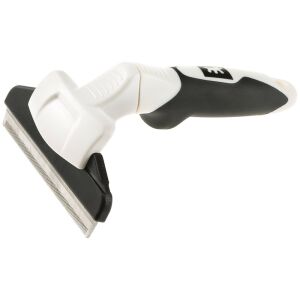 Ferplast Gro 5775 Prémium kutya és macska fésű, fehér és fekete, ferde nézet - Ferplast