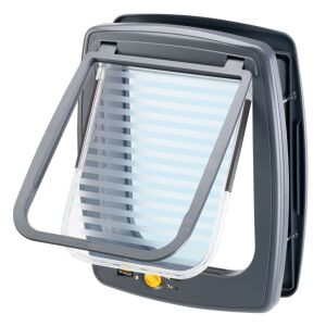 Ferplast Swing 11 Kutya és macskaajtó szürke színben. 31 x 9,6 x 38,4 cm 130683566 - Ferplast