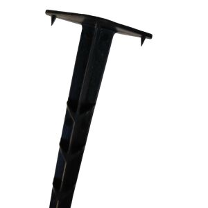 Fekete műanyag talajhorgony gyomnövénygátló szövet, geotextília, tájépítészeti szövet vagy talajtakaró rögzítéséhez - Rögzítő