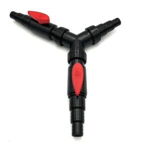 SunSun Csapos 3-as Y elosztó 25/32/38 mm-es tömlőcsatlakozással 130684192 - Sunsun