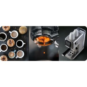 Kávéfőző dugattyú 20 bar Berdsen BD-770 ezüst