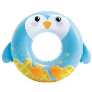 Penguin swimming ring 81 cm INTEX 59266 130691535 - Intex Kids' Swim Ring
