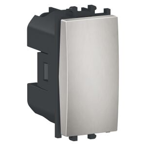 1 modulos fordítókapcsoló, ezüst, Schneider Easy Styl 130694192 - Schneider Villanykapcsoló