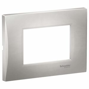 Rama 3 module curbata, argintiu, Schneider Easy Styl 130694196 - Rame pentru întrerupătoare