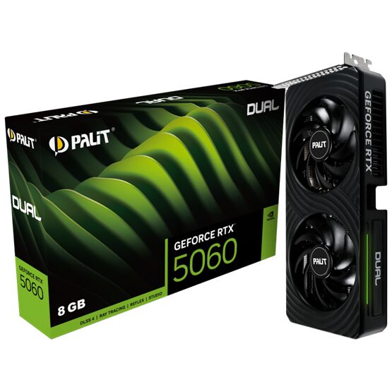 PALIT NVIDIA RTX5060 Dual 8GB GDDR7 - NE75060019P1-GB2063D
