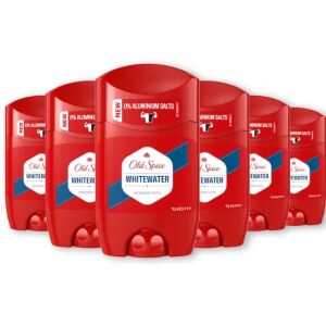 Old Spice Whitewater Stift 6 darabos csomag, Hosszantartó védelem a testszag ellen - Old Spice