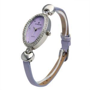 Ceas de damă Cardy violet cu accente argintii - Ceasuri pentru femei