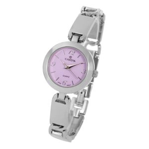 Ceas de damă Cardy argintiu cu cadran violet - Ceasuri pentru femei