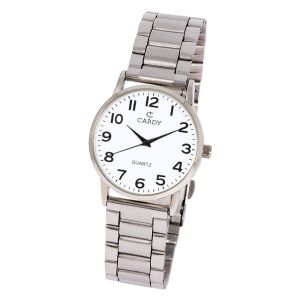 Cardy ženski srebrni sat s bijelim brojčanikom - Ženski asesoar