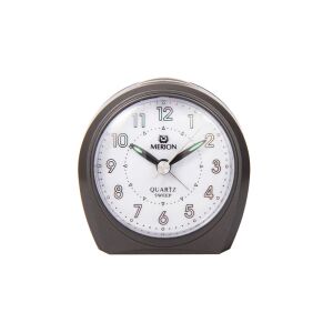 Merion grauer Quarzwecker, schleichende Sekunde - Wecker