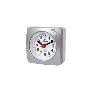 Будилник Merion, кварц, сребрист цвят