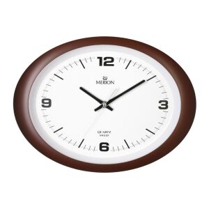 Merion braune Quarz Sweep Wanduhr - Innenarchitektur