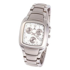 ASTRON 5145-7 férfi karóra, ezüst színű nemesacél tok, ezüst színű nemesacél csat, fehér számlap, zafír üveg, quartz szerkezet, 50 m (5 ATM) vízállóság 130734532 - Astron