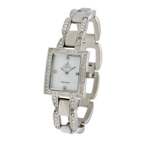 ASTRON 5579-7 női karóra, ezüst színű fém tok, ezüst színű fémcsat, gyöngyház színű számlap, keményített ásványüveg, quartz szerkezet, cseppmentes vízállóság 130734783 - Astron