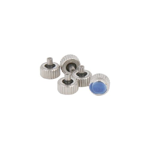 Igazító korona (dupla szimering) ezüst színű, 5*2*3 mm / db 130735122 - Óra alkatrész