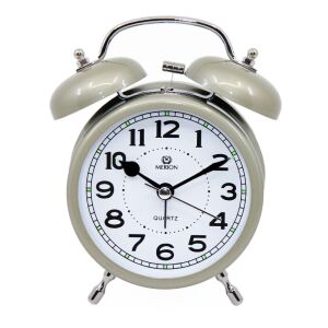 Merion fém ébresztőóra, quartz, pezsgő színű, 3,5^ 130738270 - MERION