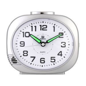 Merion ébresztőóra, quartz, ezüst színű tok, bell 130738311 - MERION