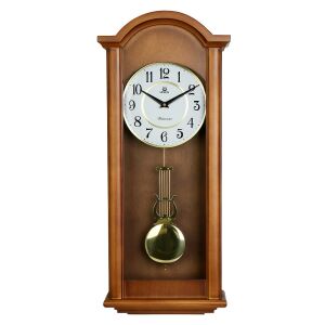 Merion ingás fa falióra, quartz, 1/1 ütős (4 pozíciós), westminster dallam, tölgy színű, fehér arab számos számlap 130738314 - MERION