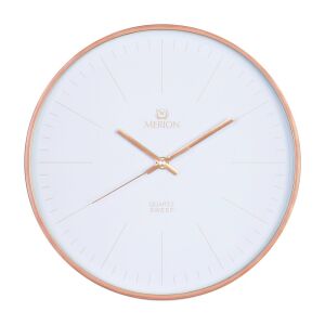 Merion falióra, quartz, rózsaarany színű keret, fehér számlap, sweep 130738323 - MERION