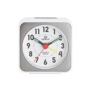 Merion ébresztőóra, quartz, szürke/fehér, beep 130738376 - MERION