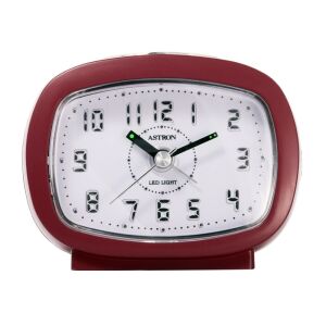 Astron ébresztőóra, quartz, bordó, LED-es számlap 130738395 - Astron