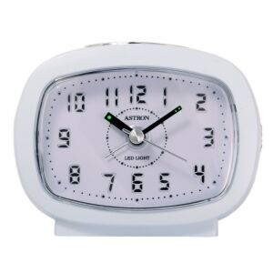 Astron ébresztőóra, quartz, fehér, LED-es számlap 130738396 - Astron