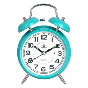 Merion fém ébresztőóra, quartz, kék szín, 4^ 130738449 - MERION