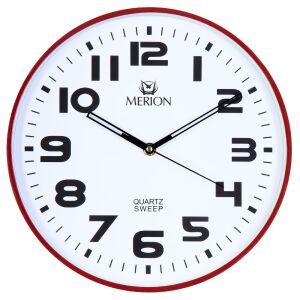 Merion falióra, quartz, bordó színű tok, fehér számlap, sweep 130738479 - MERION