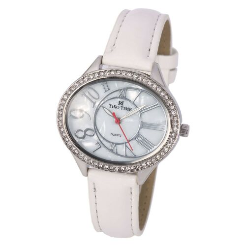 Tiko Time női szíjas karóra, quartz, ezüst színű tok 130738714