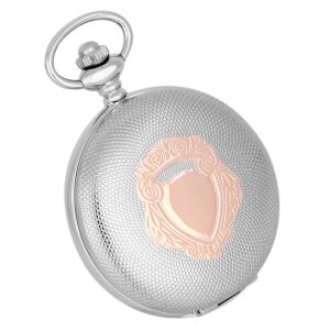 Tiko Time zsebóra, pajzs mintás bikolor (rózsaarany és ezüst) színű tok, arab számos számlap 130738779 - Tiko Time