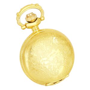 Tiko Time női nyakláncóra, quartz, virág mintás arany színű fémtok, arab számos fehér számlap 130738781 - Tiko Time