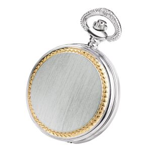 Tiko Time férfi zsebóra, quartz, bicolor (ezüst és arany) színű tok, fehér/arab számos számlap 130738878 - Tiko Time