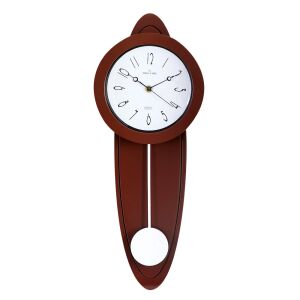 Tiko Time ingás falióra, quartz, barna színű tok, fehér színű számlap, léptetős 130738985 - Tiko Time