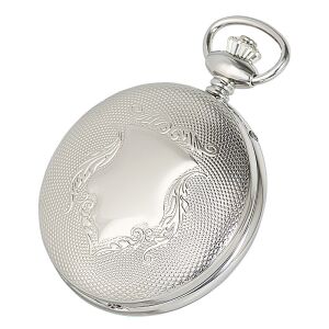 Astron férfi zsebóra, mechanikus automata szerkezet, ezüst színű fémtok, fehér számlap 130739282 - Astron