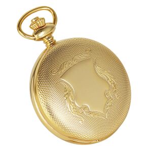 Astron férfi zsebóra, mechanikus automata szerkezet, arany színű fémtok, fehér számlap 130739283 - Astron