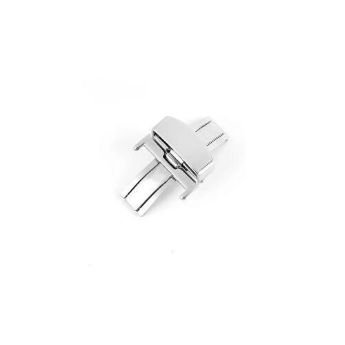 Pillangózár bőrszíjhoz, ezüst színű, 22 mm 130739789 - Óra alkatrész