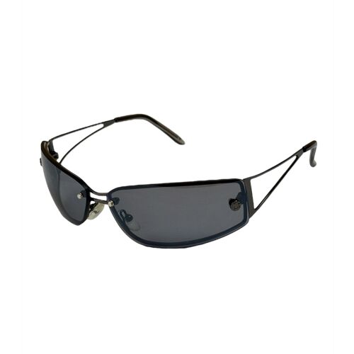 Divatos napszemüveg, Fém, Unisex, UV 400 Protection, fekete lencse	 130740836