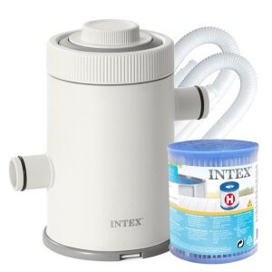 Intex 26602 Pool Filterpumpe 1250 l/h mit Filterkartusche und Schläuchen - Intex