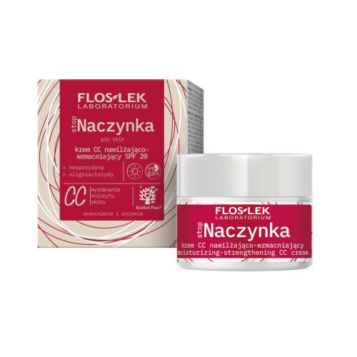 Arckrém Flos-Lek Visszerek Elleni Védelmi Nappali Krém SPF 20, 50 ml 144065351 - Arc- és szemkörnyékápoló
