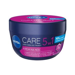 Nivea Care 5 az 1-ben, Könnyű Éjszakai Arckrém, 100ml