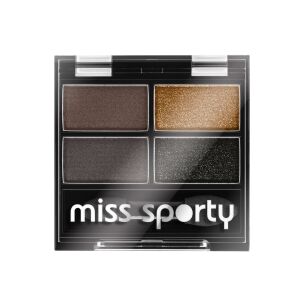 Paleta Cieni do Powiek Miss Sporty Studio Colour Quattro - Efekt Smokey - Cień do powiek